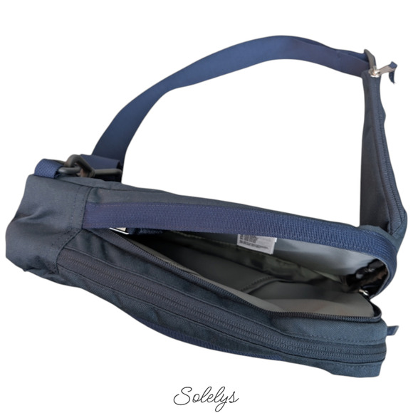 The North Face Field Bag Adjustable Crossbody 7L Blue RARE Large Original Style - Picture 7 of 12